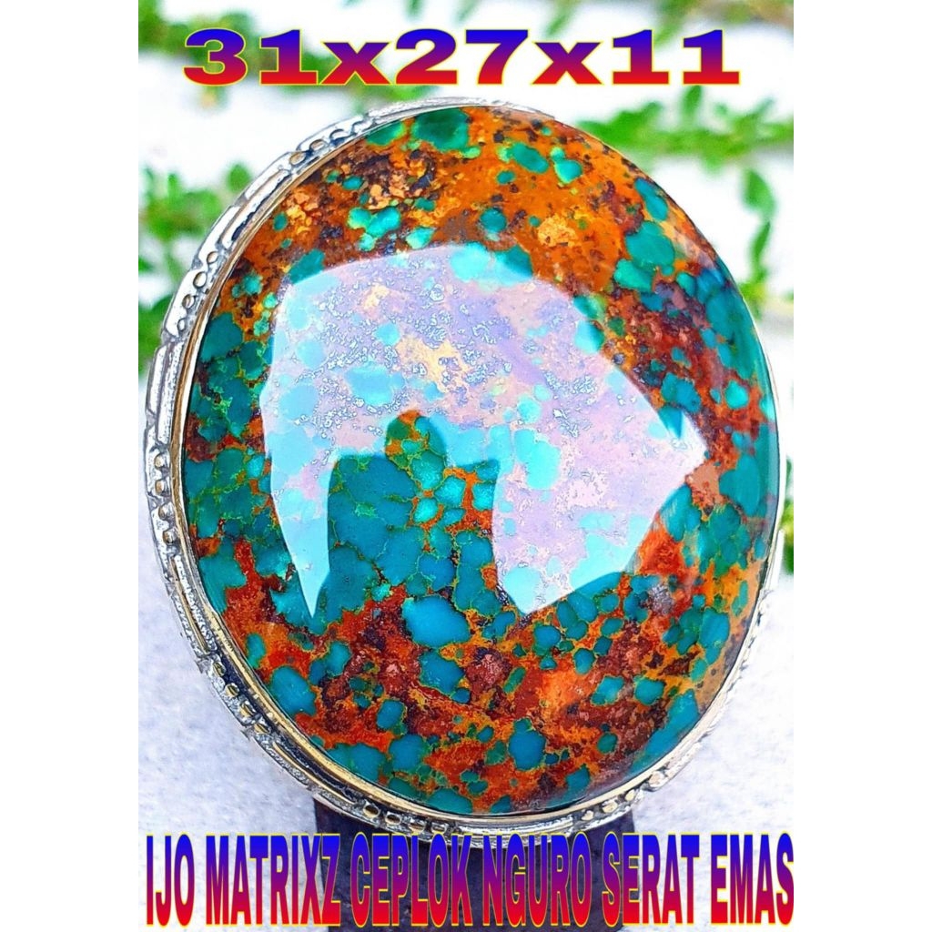 pirus Persia ijo serat emas ceplok kuro