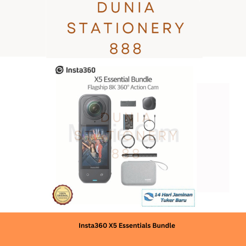 Insta360 X5 Essential 8K 360 Action Camera Bundle