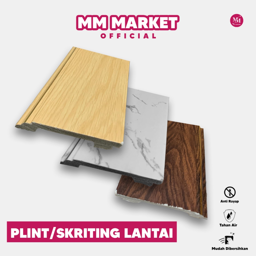 Skirting Board PVC Lis Plint / Lis Lantai 290 cm 10 cm / Plint Dinding Terbaru Modern / List Plin/ne