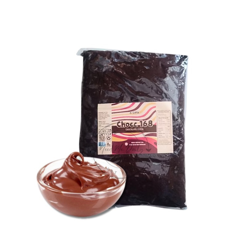 Chocc 168 Pasta Coklat – Repack 1kg & 500g