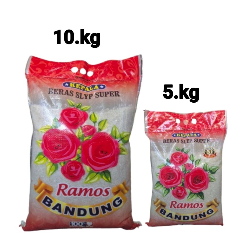BERAS RAMOS BANDUNG PREMIUM 5KG, 10KG