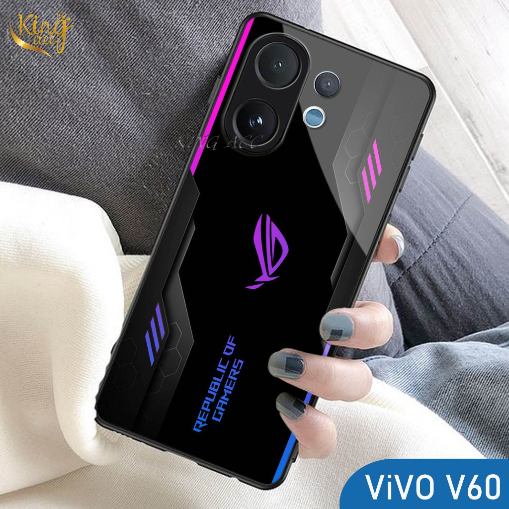 Softcase Glass Glossy Untuk Vivo V60 2025 - Cassing Hp Vivo Vivo V60 2025 - Case Pelindung Hp - K78