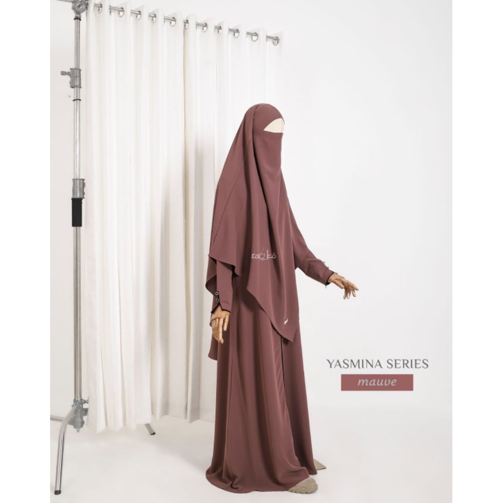 Ainayya Series Abaya stripe By Nazeera Hijab