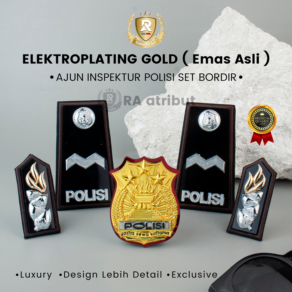 Pangkat Aipda lits Bordir Aipda pdu Kewenangan Monogram Bordire