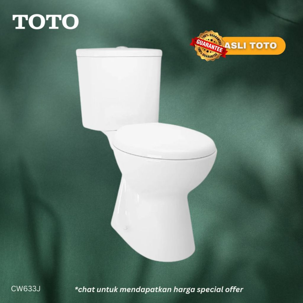 KOMPLIT Kloset + Wastafel + Shower + Kran/ Keran Air TOTO 633 CW633J