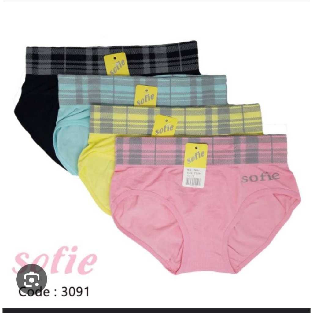 CD CELANA DALAM WANITA RAJUT SOFIE FIT TO M L XL 3091
