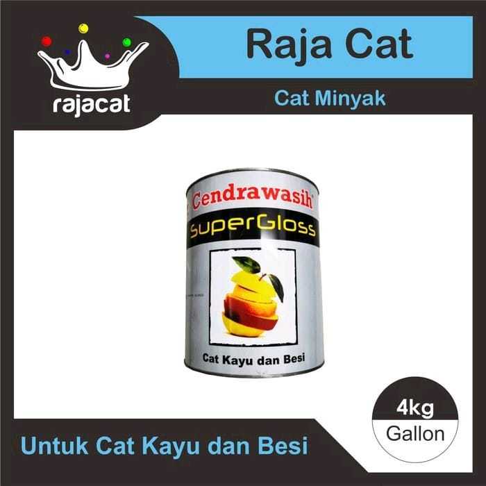 cat minyak / cat kayu dan besi CENDRAWASIH 4 kg - Warna SILVER