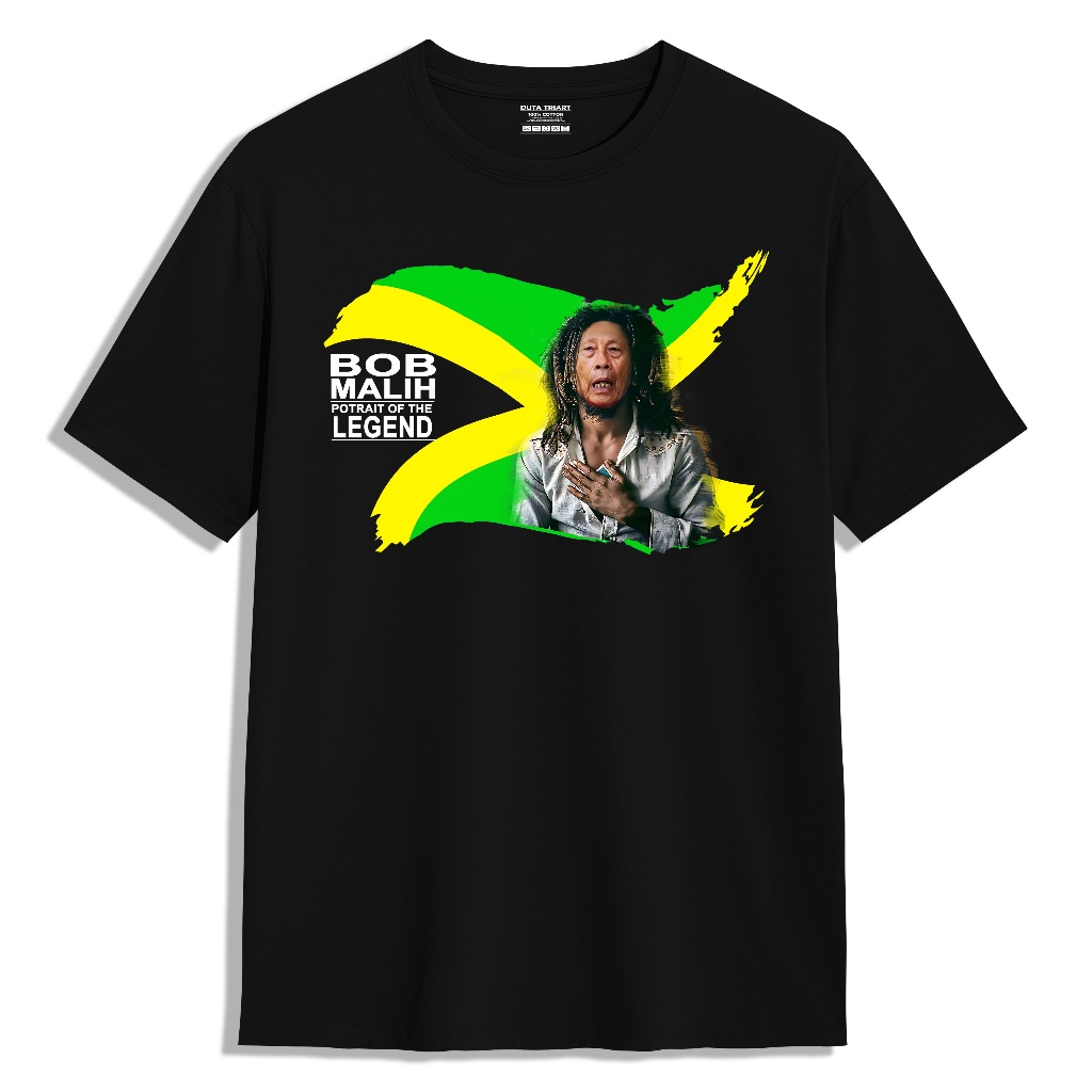 Kaos Bob Malih - Kaos Pria Kain Katun Premium Cotton Combed 24s