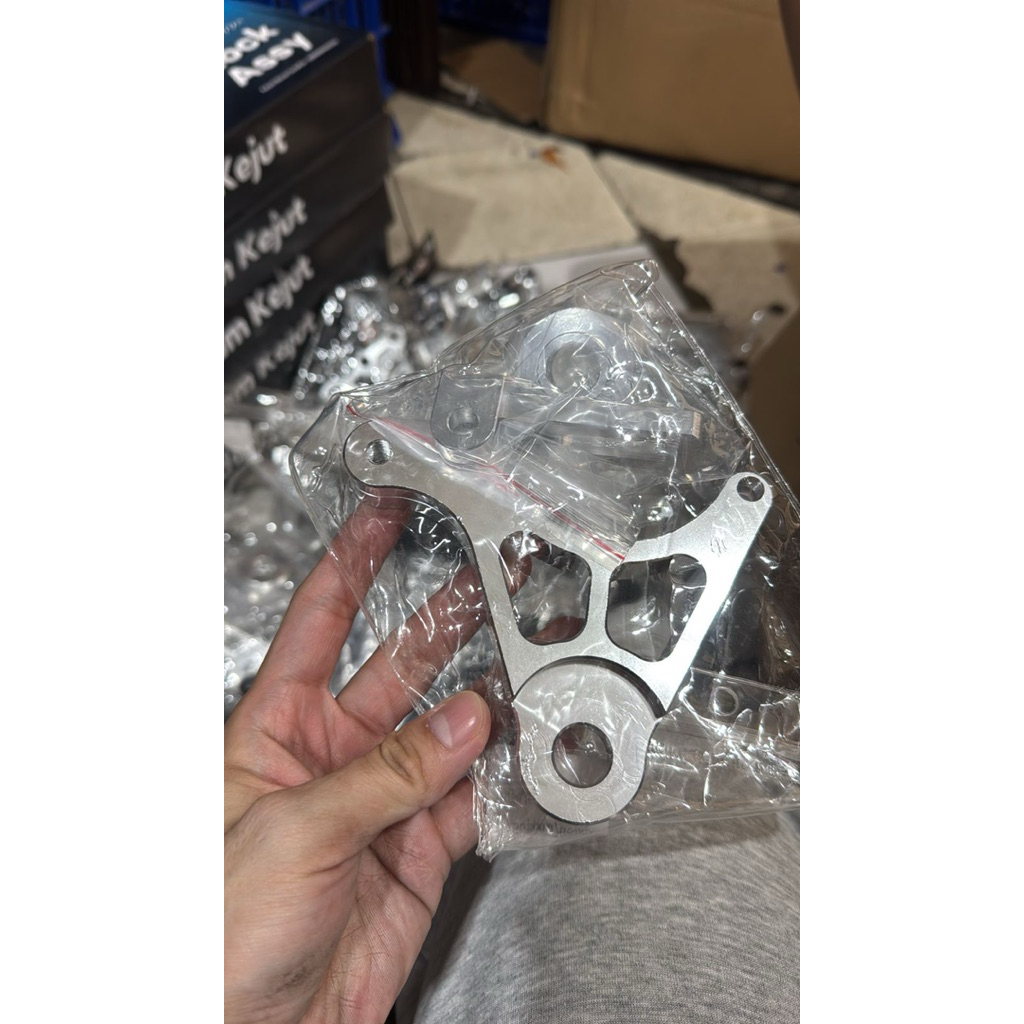 Breket kaliper Belakang Mx King 2P Universal Breket kaliper Mx King CNC Breket CNC Mx King kaliper b