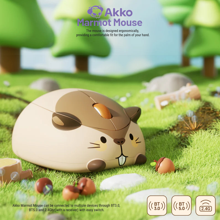 Akko Marmot Mouse - Multi-mode wireless mouse