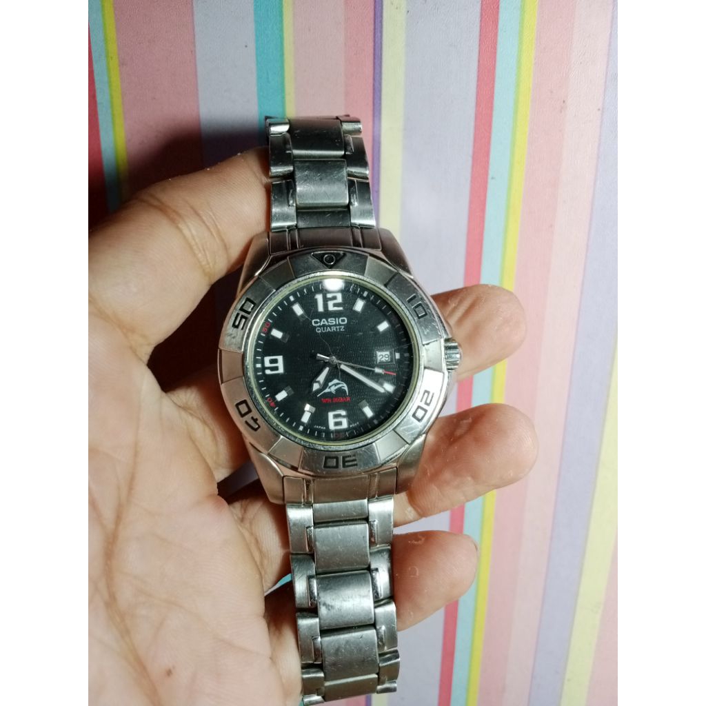 jam tangan kasio mdv100 marlin bekas