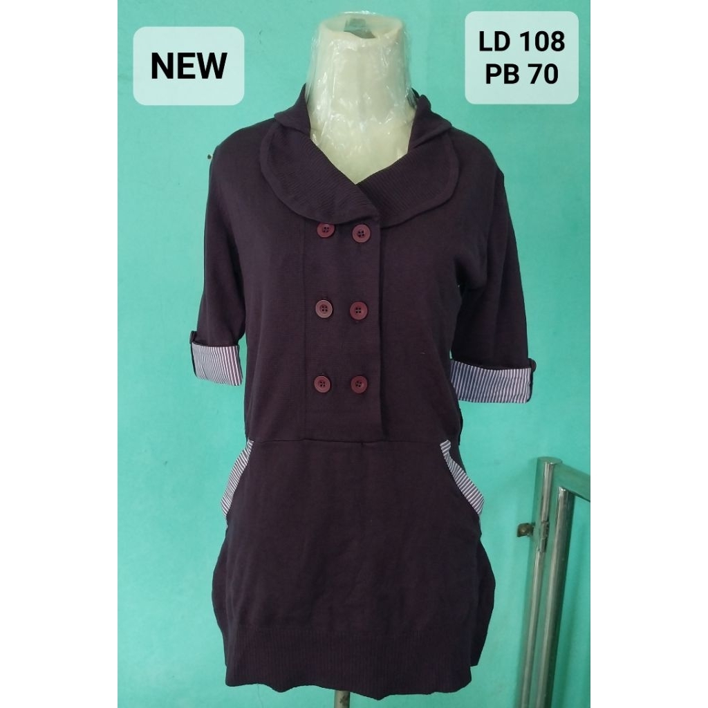 Atasan rajut kemeja wanita brand matahari