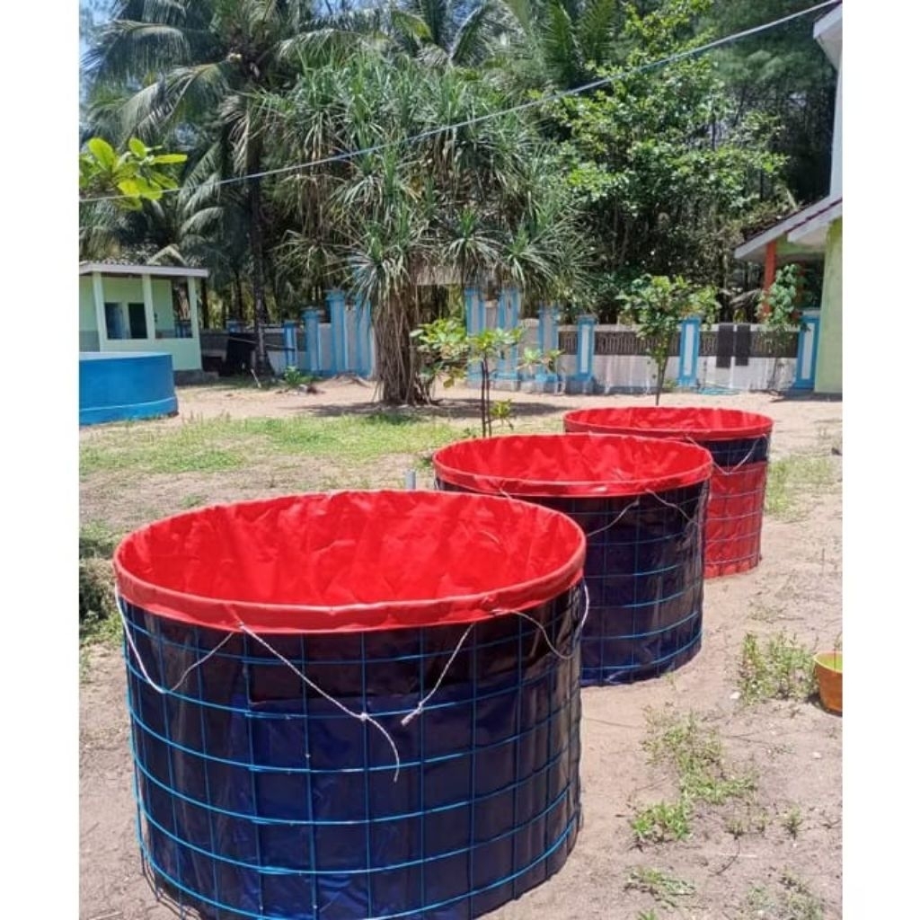Namanya terpal kolam bioflok bahan A20 untuk budidaya ikan