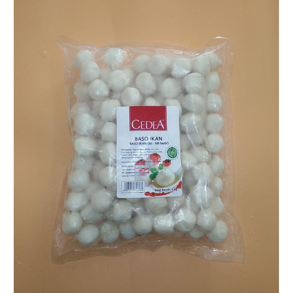 Cedea Baso Ikan 1 Kg isi 100 biji (Bakso ikan)Suki