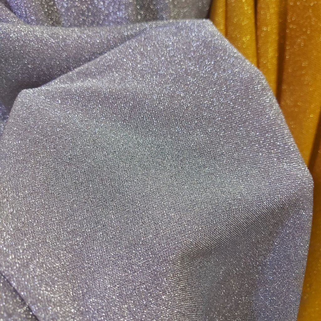 kain bahan lame premium  - kain lame original  - kain lame mengkilat ( silver) C-001