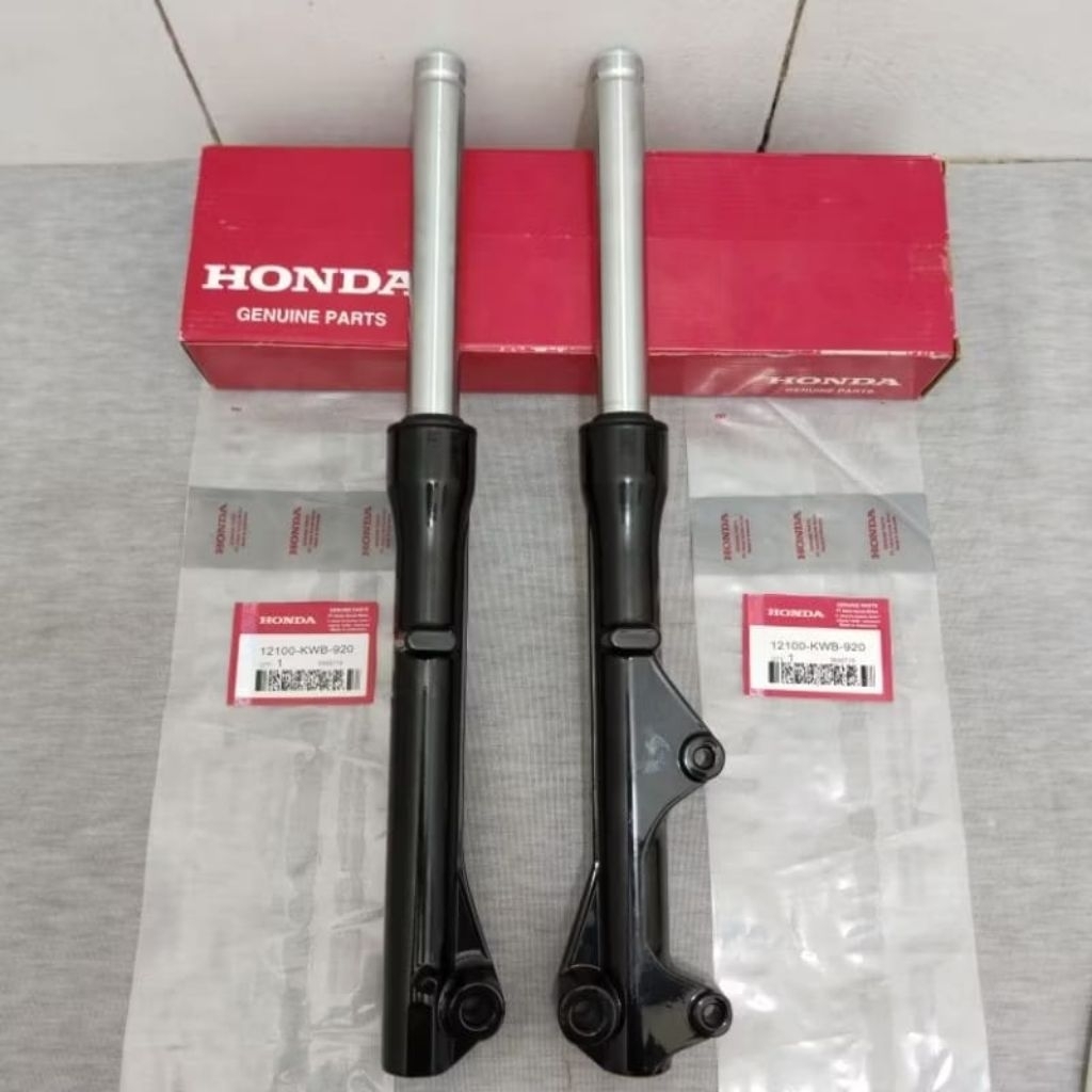 As shock depan plus tabung honda revo absolute 1set kanan kiri