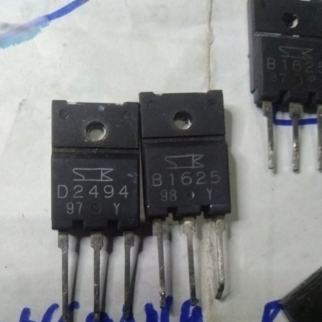 transistor darlington Sanken original D2494&B1625 cabutan aiwa japan