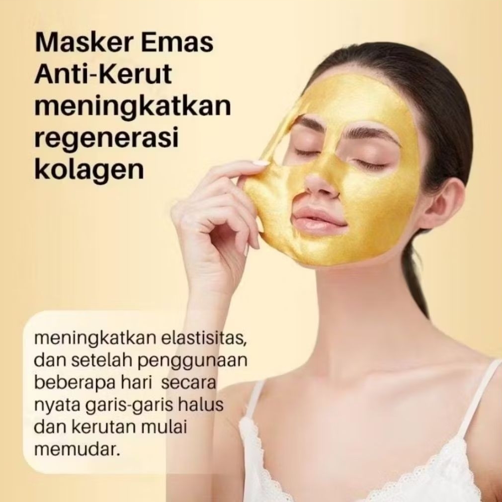 Hunmui Retinol Masker Gold Anti Aging Peel Of Masker Collagen Penghilang Flek 100gr