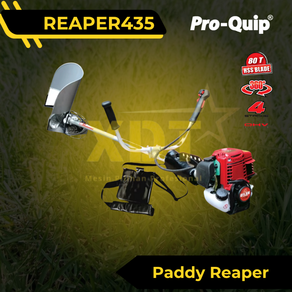 ProQuip REAPER435 Mesin Perontok Padi Potong Padi Rumput 4 Tak Paddy Reaper PROQUIP REAPER 435