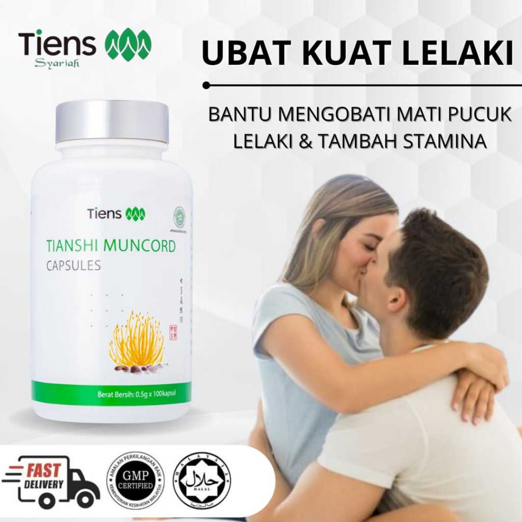 Muncord Tiens 100 Kapsul Original Halal Segel Suplement stamina tahan lama sex || obat kuat pria tah