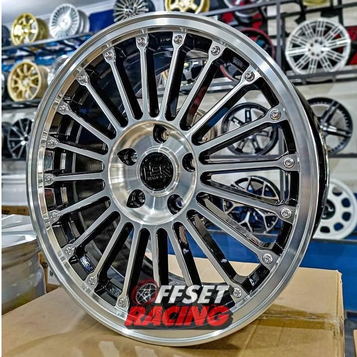 Velg HSR R17 5X114,3 Mobil Ertiga Innova HRV Xpander Velg Mobil HSR JJC Ring 17 Lebar 7,5