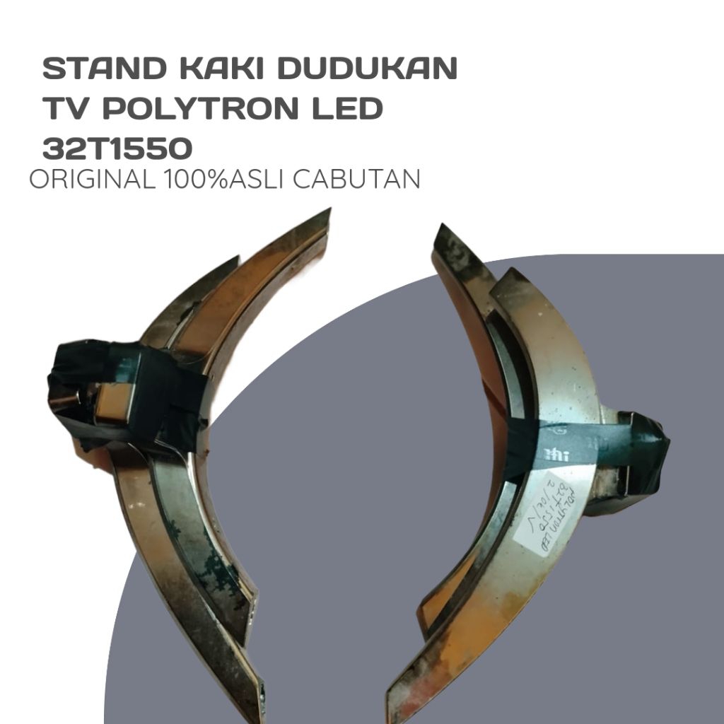 stand bracket  kaki pedestal dudukan tv led Polytron 32inch POLYTRON LED 32T1550 asli cabutan