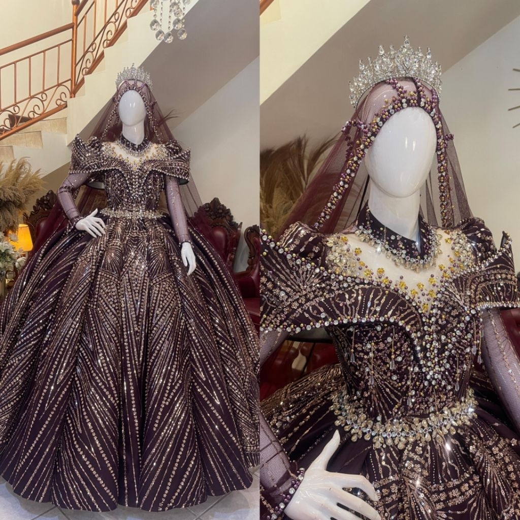 Gaun pengantin | Gaun pengantin wedding | Gaun pengantin mewah elegan