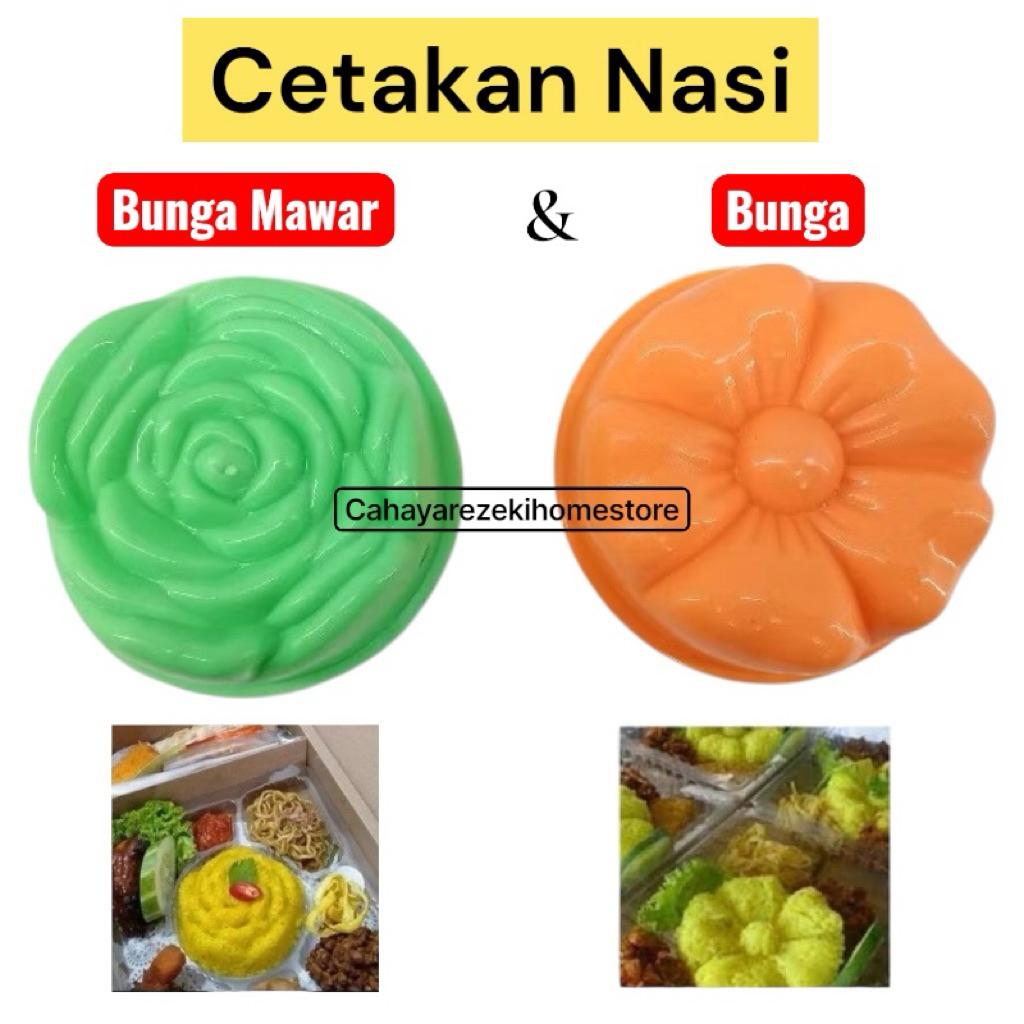 Cetakan Nasi Bentuk Bunga / Cetakan Nasi / Cetakan Nasi Box