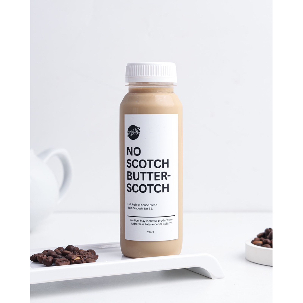 No Scotch Butterscotch - Butterscotch Latte Kopi Susu 250 ml