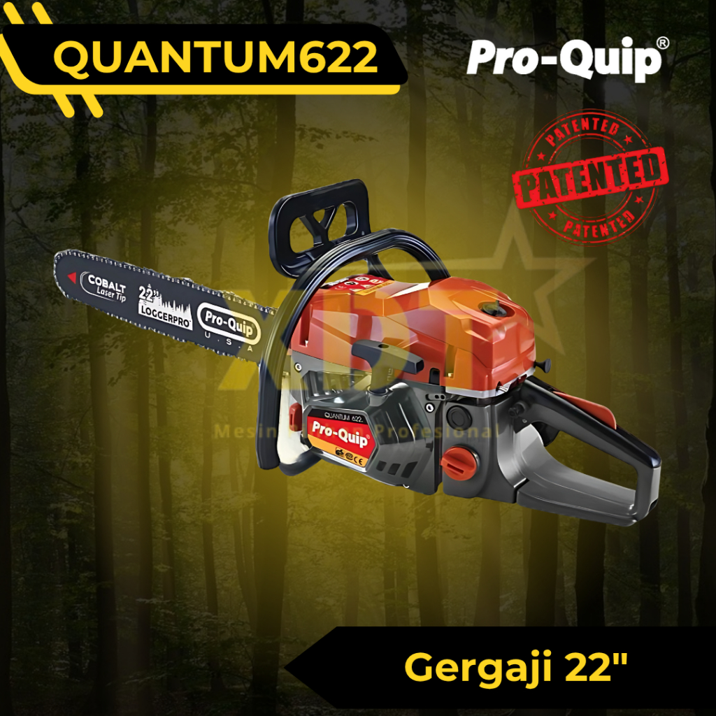 ProQuip QUANTUM622 Mesin Gergaji Potong Kayu 22 Inch Senso 55 Cm Chainsaw 22" PROQUIP QUANTUM 622
