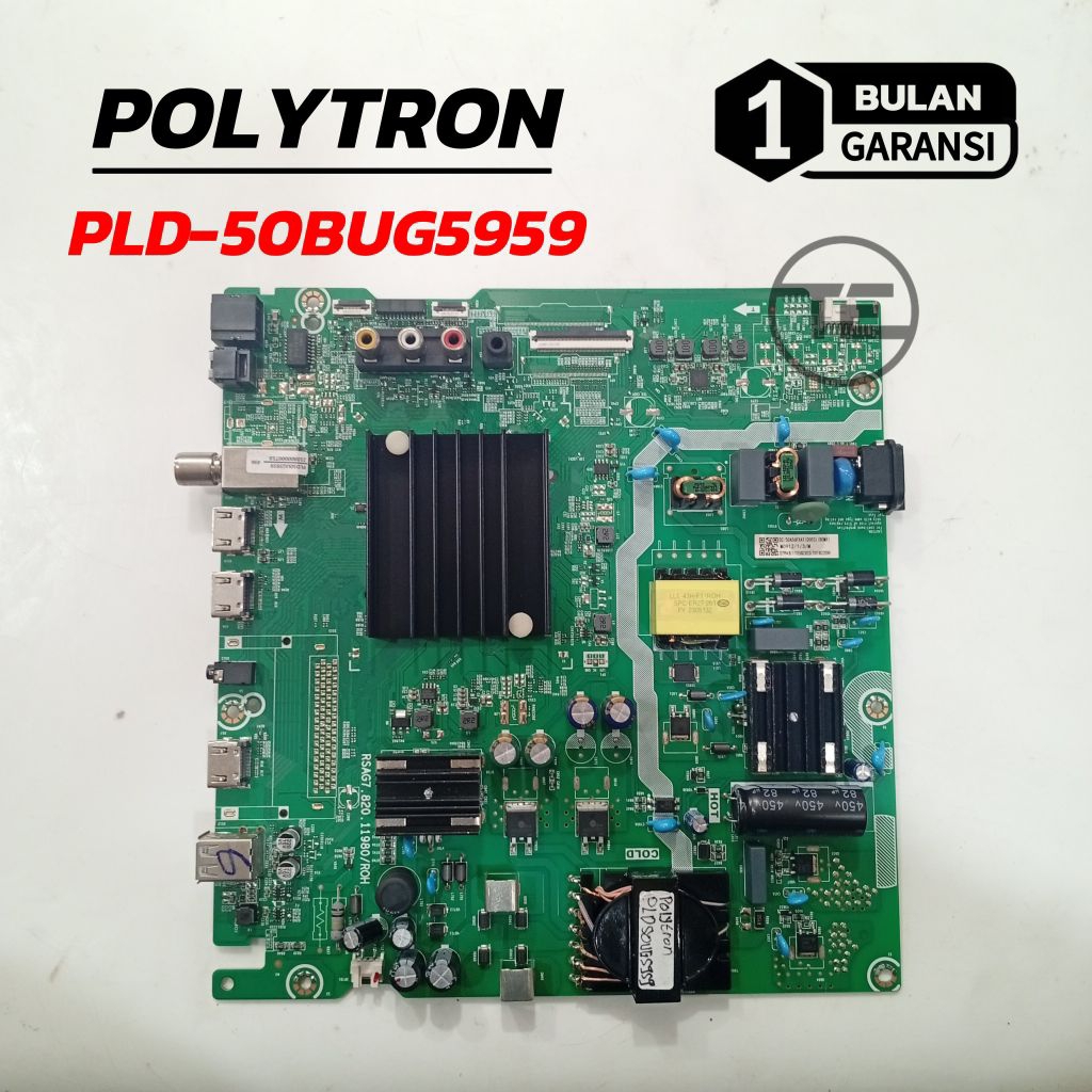POLYTRON PLD50BUG5959 MESIN TV LCD POLYTRON PLD 50BUG5959 MOBO MODUL MOTHERBOARD TV