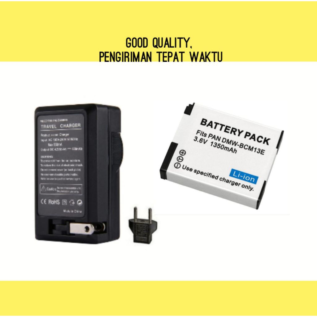 Baterai & Charger Lumix DMC TS5 TS6 TZ37 TZ40 TZ41 TZ55 TZ60 Batre Casan