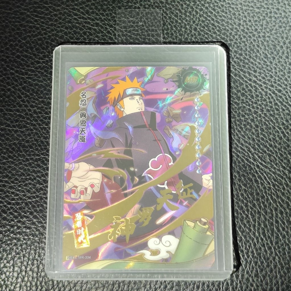 Kartu Kayou Naruto Original - NRCC-MR-004 Pain Koleksi Anime Foil Langka