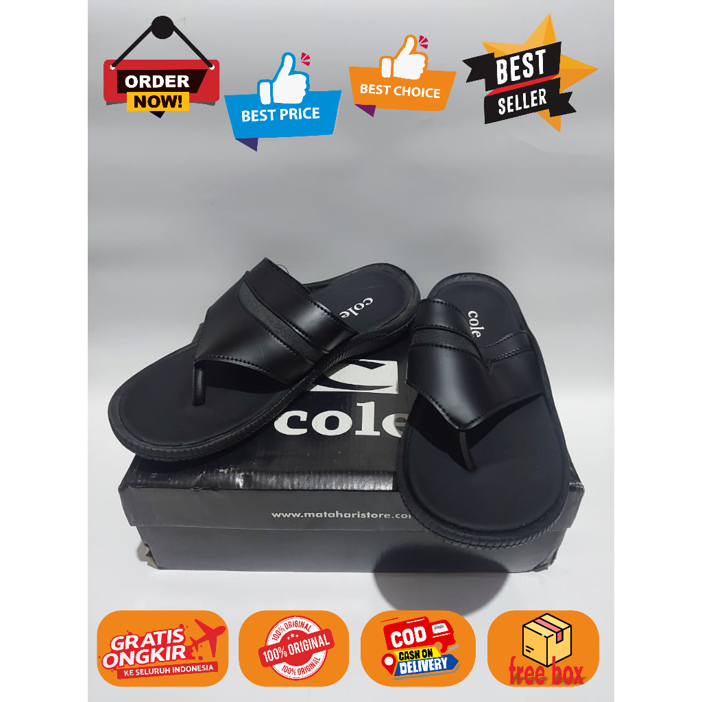 Sandal Jepit Jempol Pria Casual Merk COLE CAREL