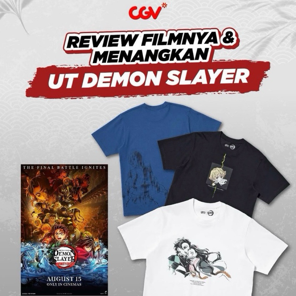 Official Demon Slayer UT T-Shirt, Uniqlo