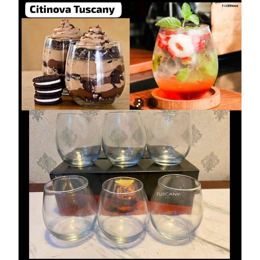 Gelas kaca Tuscany Citinova
