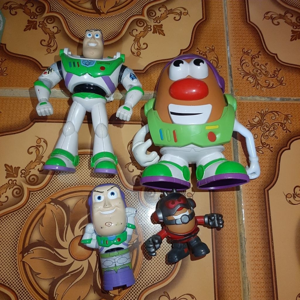 Figure toy story mr potato buzz lightyears disney , buzz lightyears disney , mr potato ant man plays