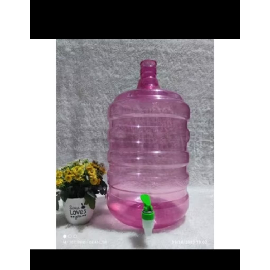 galon air pink pakai kran 19 liter