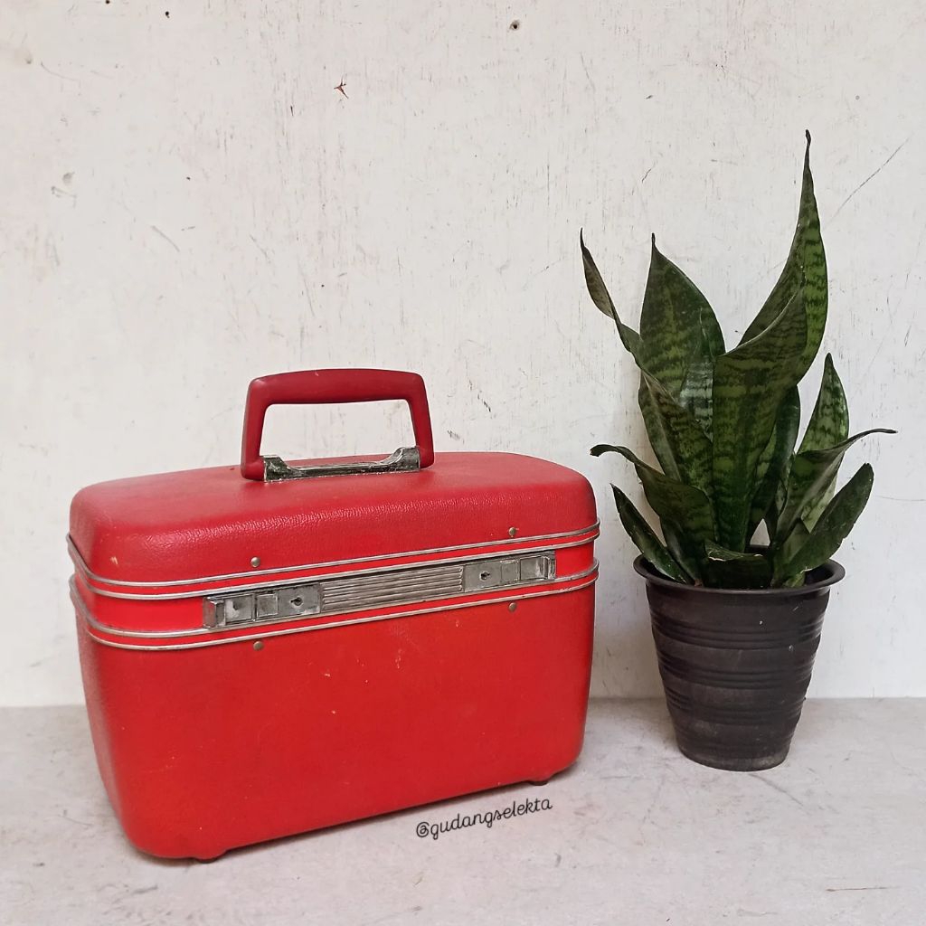 Koper Rias Dekorasi Jadul Vintage Beauty Case Echolac Japan