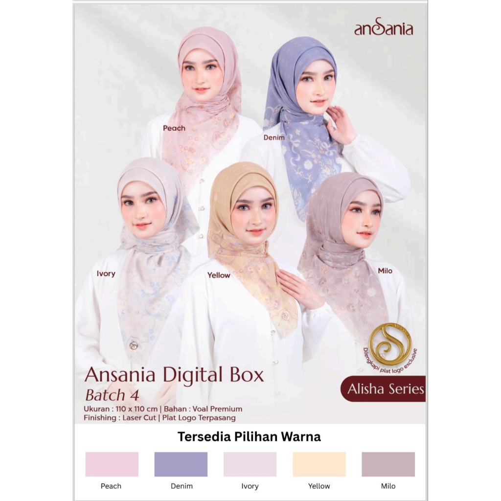 Hijab Segi Empat ANSANIA ALISHA SERIES