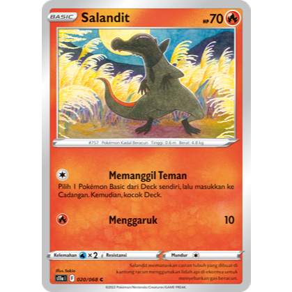Salandit C sv11a 020/068 - Arkana Memuncak - POKEMON TCG INDONESIA