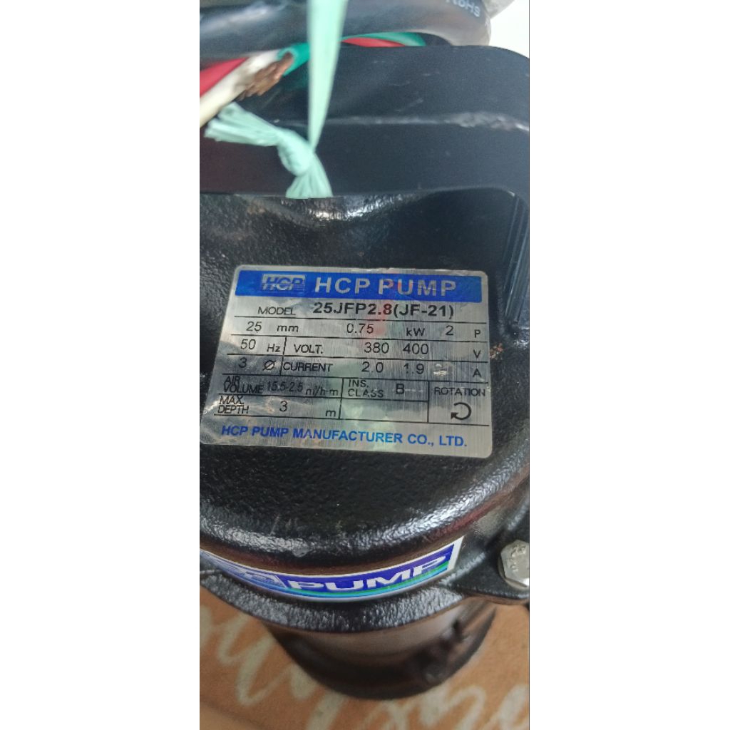 Pompa celup HCP PUMP 1HP