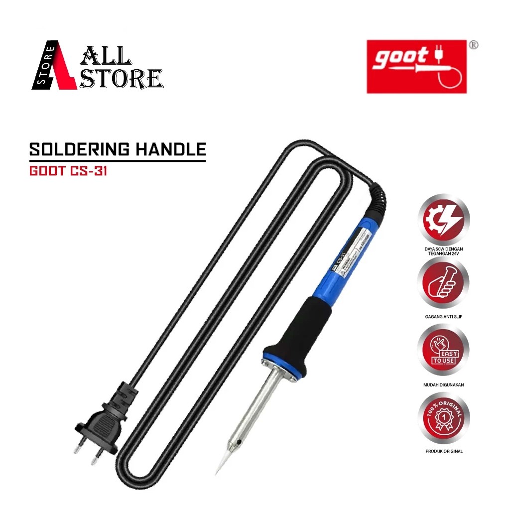Solder ORI GOOT CS-31 - SOLDER TANGAN GOOT ORIGINAL CS31 25WATT