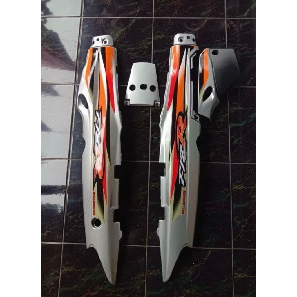 BODY BELAKANG FIZ R WARNA SILVER STRIPING MILENIUM ORANGE SET BOX AKI
