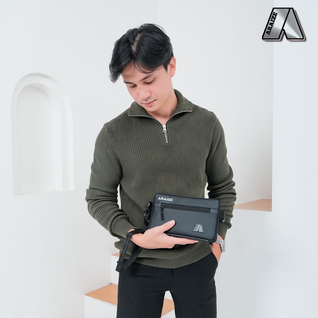 ARAIZE HANDBAG | HANDBAG PREMIUM WATERPROOF | TAS HANDBAG | TAS SLEMPANG PRIA WANITA |CLUTCH