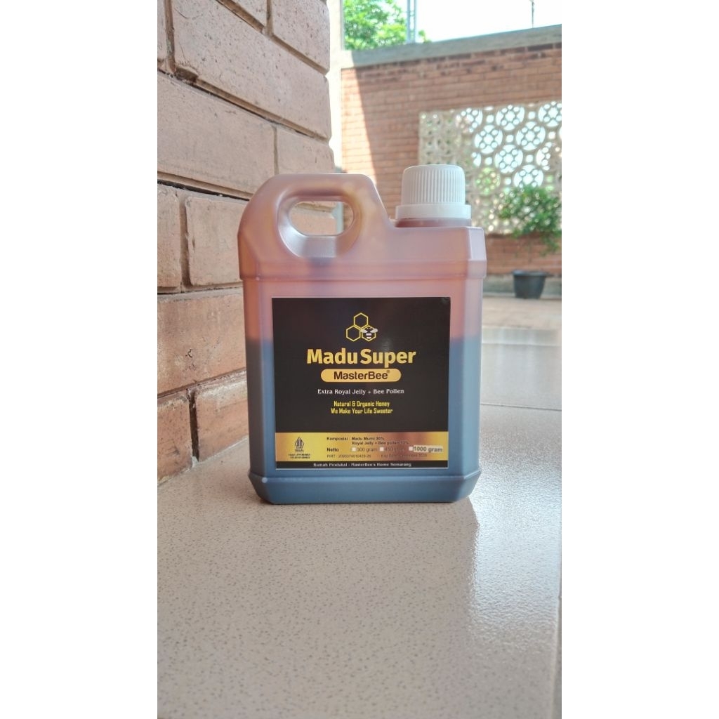 Madu SUPER, Madu Murni + Royal Jelly + Bee Pollen 1 kg