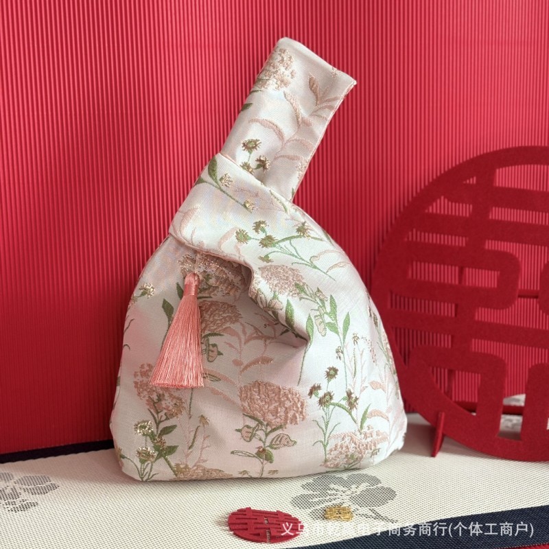 Kantong Bingkisan Knot Bag Hampers Pouch Hampers Lebaran Tas Hampers Souvenir Imlek -