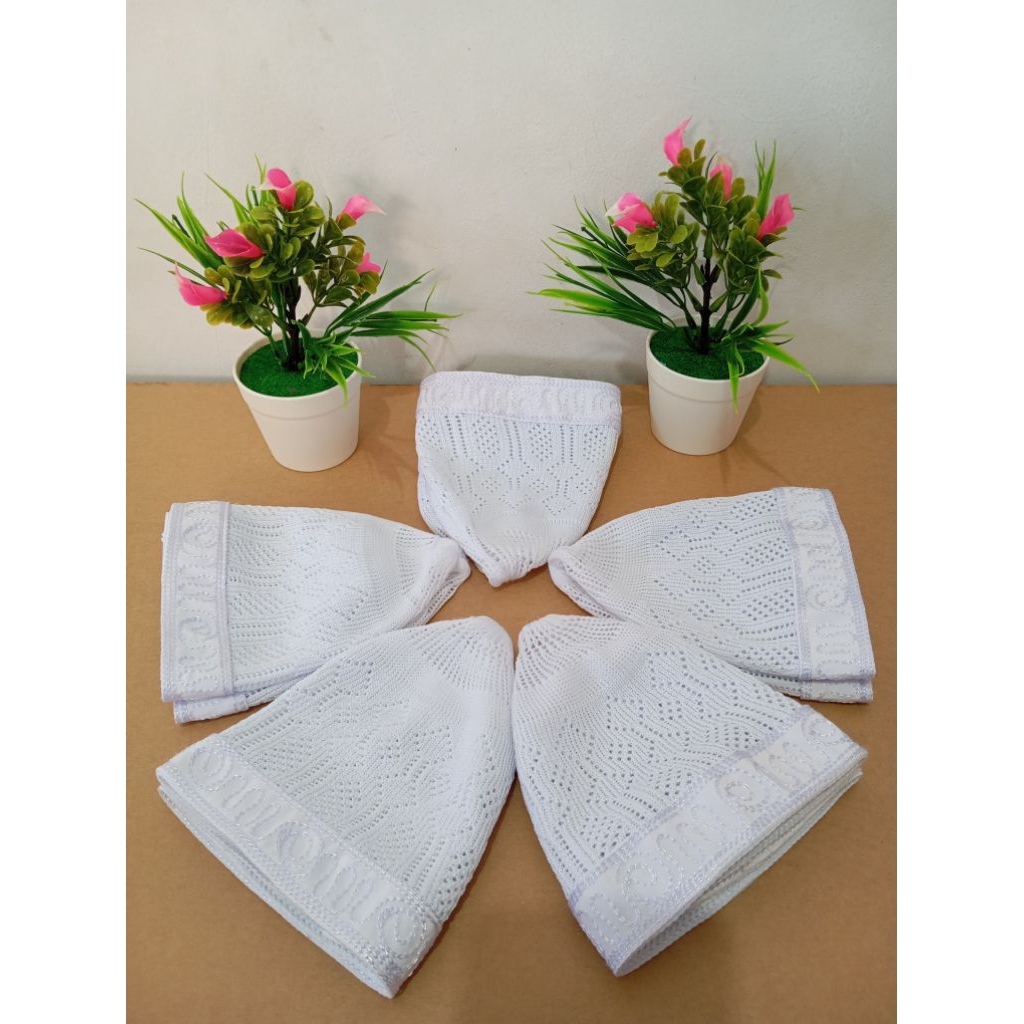 Grosir peci isi 20 peci rajut dewasa peci rajut putih kopyah putih kopiah rajut dewasa