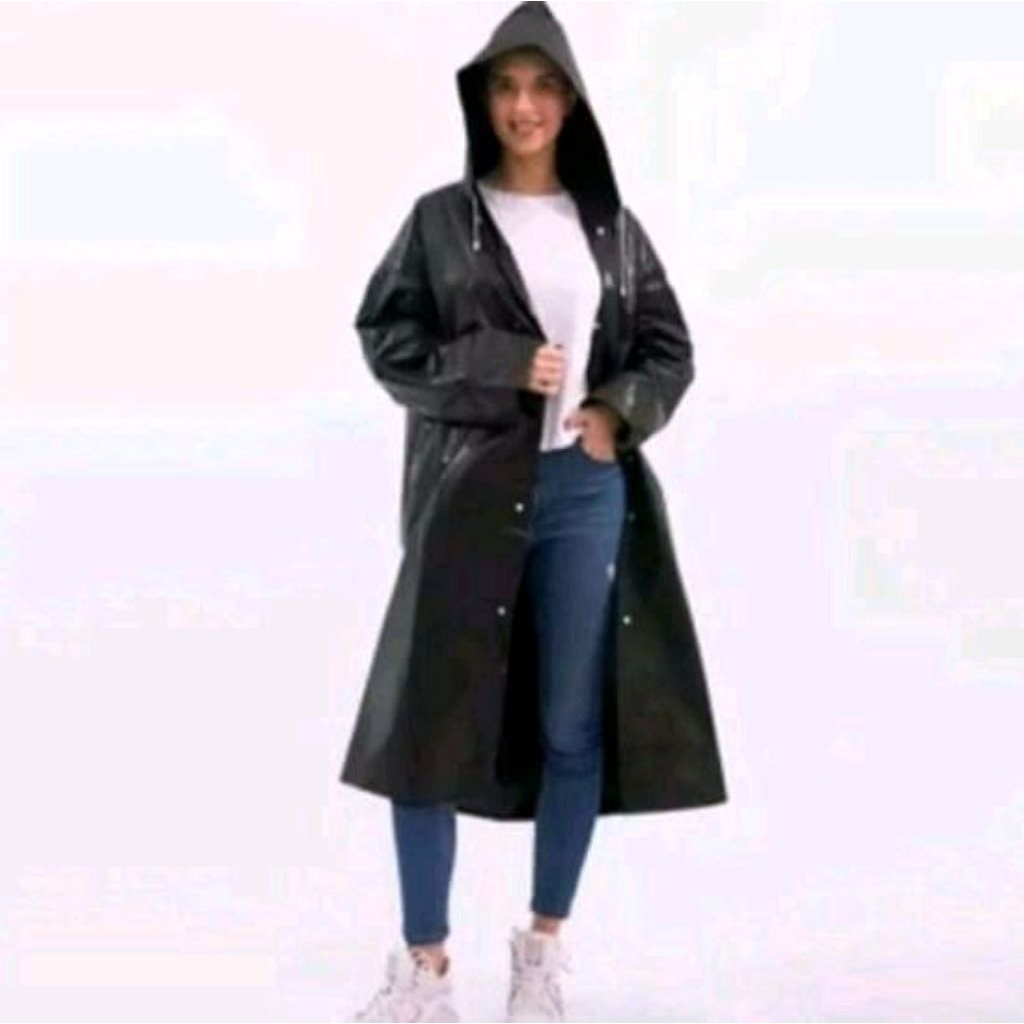 jas hujan eva raincoat pria wanita poncho mantel poncho