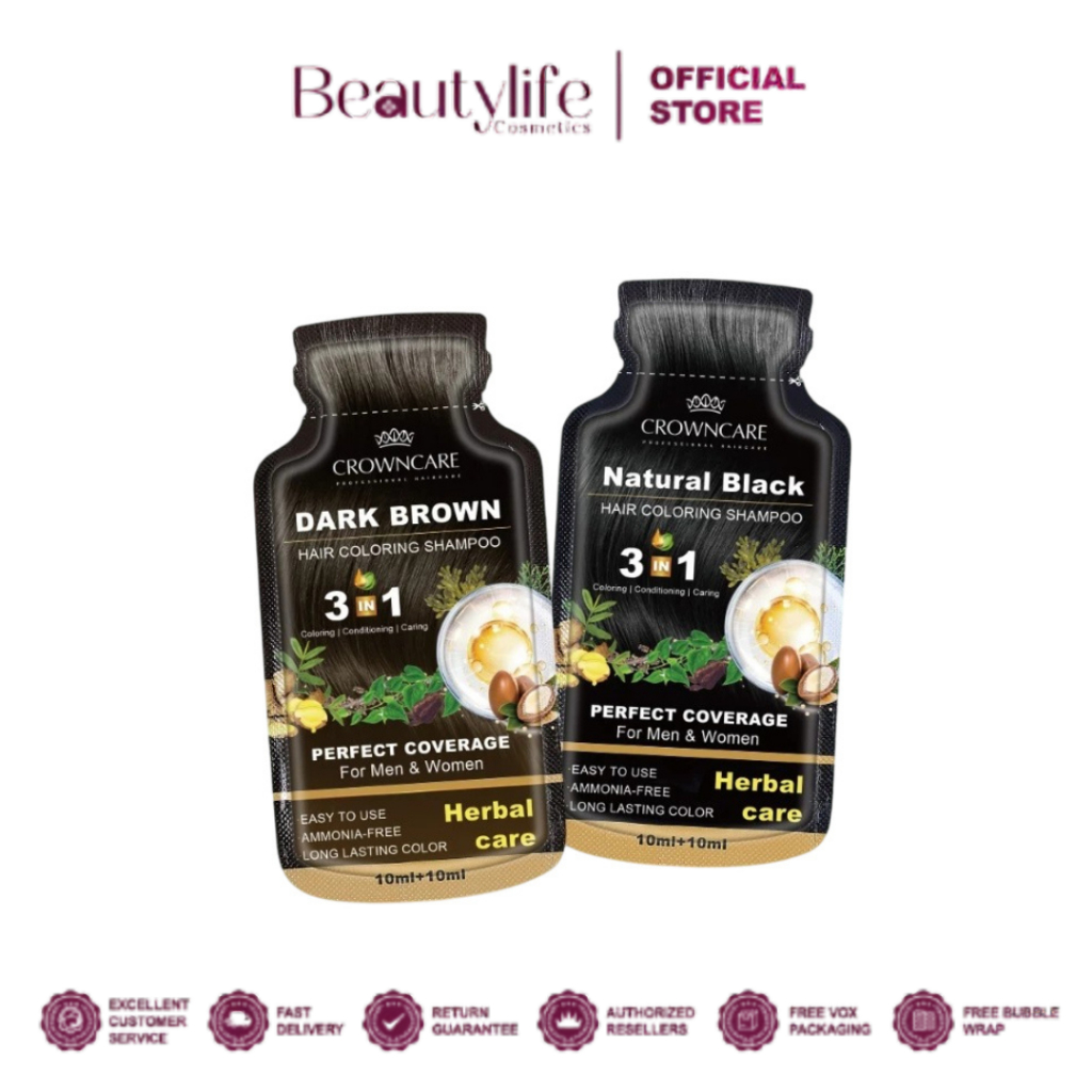 Crown Care Hair Coloring Shampoo 20ml